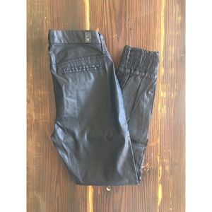 7 For All Mankind Faux Leather Joggers
